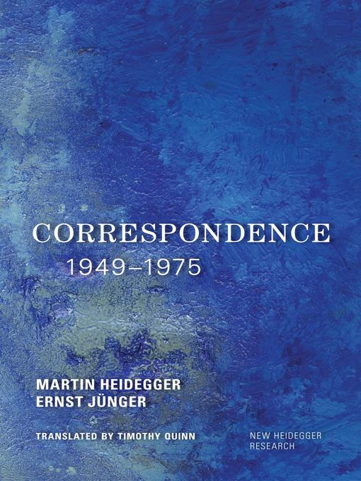 Title details for Correspondence 1949-1975 by Timothy Sean Quinn - Available